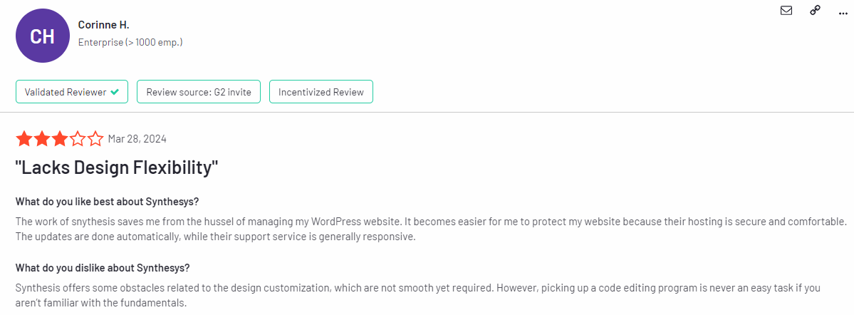 Synthesys Synthesia alternative - user reviews