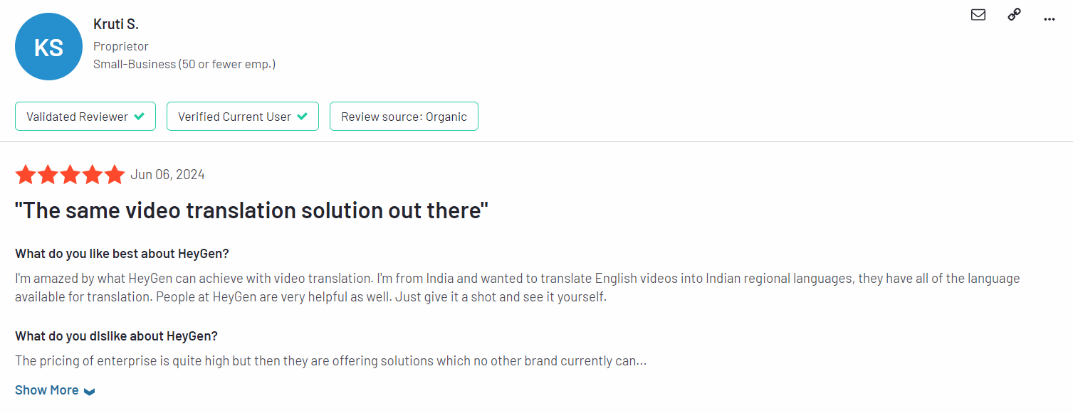 HeyGen video generator - reviews